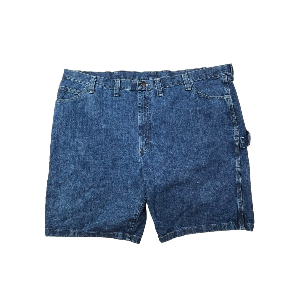 Wrangler Mens Size 48 Denim‎ Flat Front 5 Pocket Carpenter Shorts Outdoor Casual - Picture 14 of 16